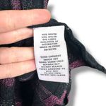 Nanette Lepore  Very Black Le Rouge Silver Sparkle Pleated Midi Knit Swing Skirt Photo 5