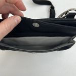 Baggallini Crossbody Bum Bag Wristlet Mini Multiway Detachable Strap Black Nylon Photo 6