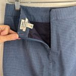 L.L.Bean Blue Wool Houndstooth Skirt Academia Preppy School Twee Y2K Favorite Photo 4