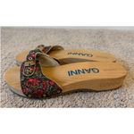 Ganni  X Dr. Scholl's Original Clog Sandals Size 10‎ Floral Beet Red Retro Photo 2