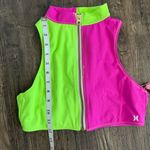 Love Shack Fancy NEW  x Hurley Solid Blocked High Neck Bikini Top M Photo 6