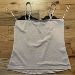 Calvin Klein  Soft Pink and Black Lace Cami Photo 1