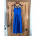 Halara Everyday Midi Chill Dress-La Land Surf The Web Blue Women’s size Medium Photo 2