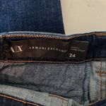 Armani Exchange Jeans Skinny Straight Leg Blue Denim Size Women's 24 Photo 4