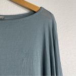 ALLSAINTS  Blue Lightweight Modal Long Sleeve Sweater Top Size Large Photo 3