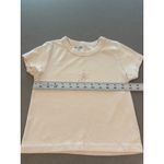 John Galt Cream Baby Tee Graphic Print Short Sleeve Cotton Women's Top Photo 2