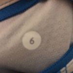 Lululemon Run: For Your Life Crop Beaming Blue / Laceoflage Polar Cream Blue Photo 7