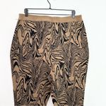 Good American Intarsia Flare Sweater Pants in Sepia Swirl NEW size 6 3X Photo 4