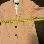 Talbots  Coral White Blazer 100% Cotton size 8. Business or Casual wear Photo 7