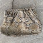 Free People Echo Leather Snake Print Clutch Crossbody Bag Photo 3