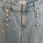 10 Crosby Derek Lam Blue Robertston Dover Light Flare Jeans Silver Size 27 Photo 3