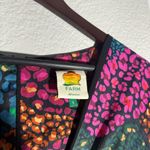 Farm Rio  • Midi Dress • Rainbow Hearts • Multicolor • Long Sleeve • Small Photo 4