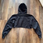 Champion RARE Black Cropped Sweatshirt with Rhinestone Logo Photo 1