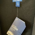 STEVE & BARRYS NWT  Men’s FLEECE Full Zip Jacket Black Plus Size M Bust 54in Photo 3