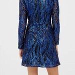 French Connection  Deniz Embellished Mini Dress in color Surf The Web sz 6 Photo 1