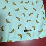 Nümph Carleigh Blouse Women’s Small Mint Banana Print Top NWT Whimsy Cute Tee Green Photo 2