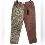 One Teaspoon NWT Bandits Low Waist Boyfriend Denim Jeans - Animal Saga Size 28 Photo 4