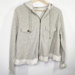 Free People Womens Gray Full Zip Jacket Size S Boxy Oversized Casual Lounge Photo 6