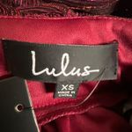 Lulus Ailey Red and Magenta Skater Dress Photo 8