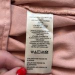 By Anthropologie Linen Blend Cropped Pink Wrap Vest Size XXS Photo 4