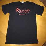 Rehab Black and Red  T-shirt Photo 0