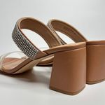 Chinese Laundry Yas Rhinestone Heeled Sandal in Sunkiss Nude Photo 4