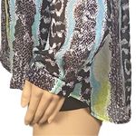 Diane Von Furstenberg  Silk Gilmore style blouse in Oasis Snake Print Size 4 EUC Photo 6