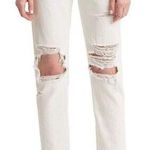 Levi's Levi’s 501 Crop Jeans Distressed Straight Leg Point Black Women’s Size 25 L26 Photo 0