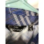 Mlle Gabrielle  3/4 Sleeve Plaid Midi Dress Size Medium Photo 3