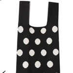 Mini Polka Dot Pattern Knit Bag Photo 1