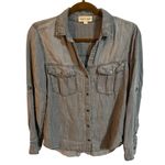 Cloth & Stone Anthropologie Chambray Button Down Shirt Photo 0