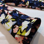 Adyson Parker Blue Floral Long Sleeve Tunic Top High Low Roll Tab Size L Photo 1