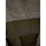 Marina Gunmetal Metallic Silver Cold Shoulder Mini Dress‎ Size S NWT Photo 11