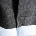 Attention NWOT women's black jean jacket with epaulette, size 14 Photo 7