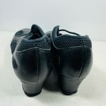 Women Salsera Bachata Black Leather Dance Shoes Size 10 Photo 4