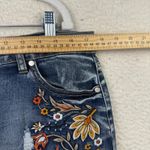 Altar'd State Denim Skirt Womens Large Floral Embroidered Mini Boho Cottagecore Garden Fairy Photo 5