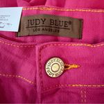 Judy Blue  high waist magenta (pink) garment-dyed denim shorts size XL NWT Photo 4