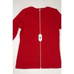 st. john's bay 2/$12  Essential Red V-neck T-shirt sz Small Causal Minimalist‎ Photo 6