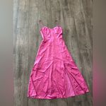 ASTR  Pink Satin Chemise Photo 5