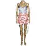THE DOLLS HOUSE Tarni Mini Skirt, Peach, XS Pink Photo 8
