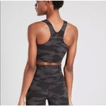Athleta  A-C Conscious Camo High Neck Cropped Workout Tank Top Built in Bra SZ XL Photo 1