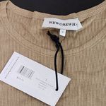 We Wore What  Light Brown Bodysuit NWT Size XXS Brown Muscle Bodysuit Photo 5