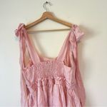 Eloquii  x Melissa Mercedes Fit & Flare Dramatic Bow Pink Midi Dress NEW Size 16 Photo 7