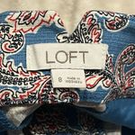 Ann Taylor LOFT Women’s Blue Print Shorts – Size 8 EUC  Photo 4