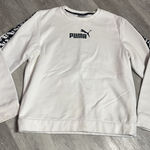 Puma Crew Neck Spellout Jumper Sweatshirt Womens L White Bag 6 Photo 0