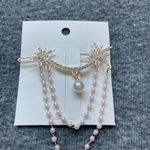 Elegant Gold Star faux‎ Pearl Hairpin new Photo 1