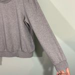 & Other Stories & Other Stories Women's Grey Puff Sleeve Sweatshirt Size 6 Photo 5
