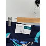 Lady Hagen Skirt Women XXL NWT Navy Blue Printed 17" Tummy Control Skort Mini Photo 3