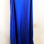 Ted Baker  Dress Dark Blue Ivena Asymmetric Knit Bodice w/ Satin Skirt Sz 12 NWT Photo 5