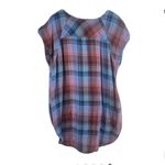 Anthropologie ✨ Akemi + Kin Cap Sleeve Plaid Tunic✨ Photo 2